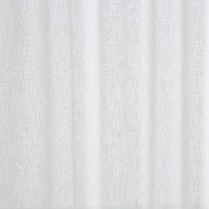Drift Home - Kayla Voile-Panel mit Schlitz, 140 x 182 cm, Weiss Weiss H140 x B182 cm (1er Pack), Wei