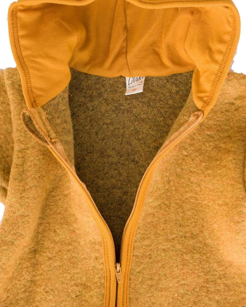 Lilano, Wollfilz Winter Anzug mit gefütterter Kapuze, 80% Wolle (kbT), 20% Baumwolle (KBA) 74 Mauve,