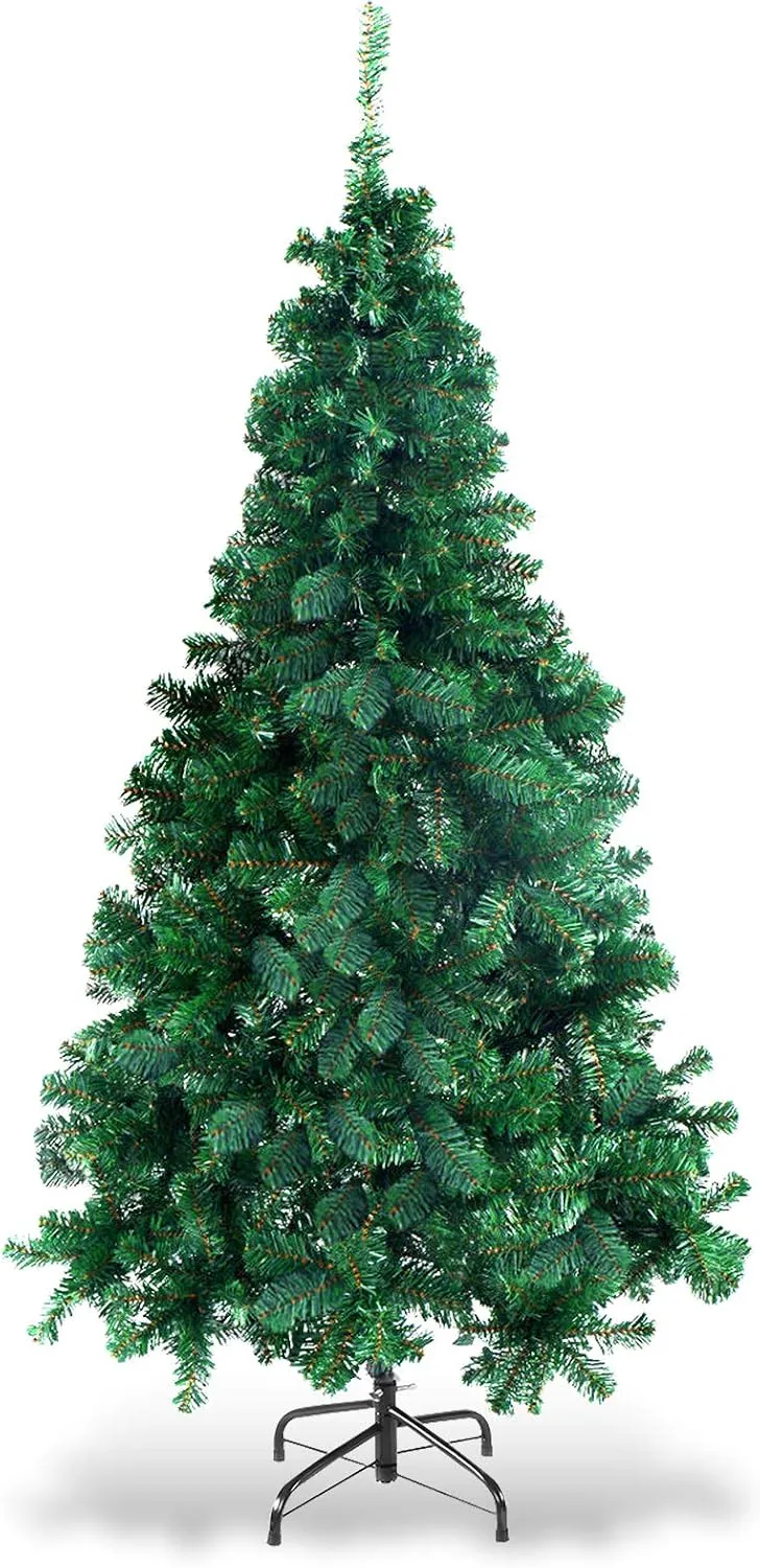GOPLUS 150/180/210/240cm Weihnachtsbaum Grün, Festliche Weihnachtdekoration für Zuhause, Grüner Tann