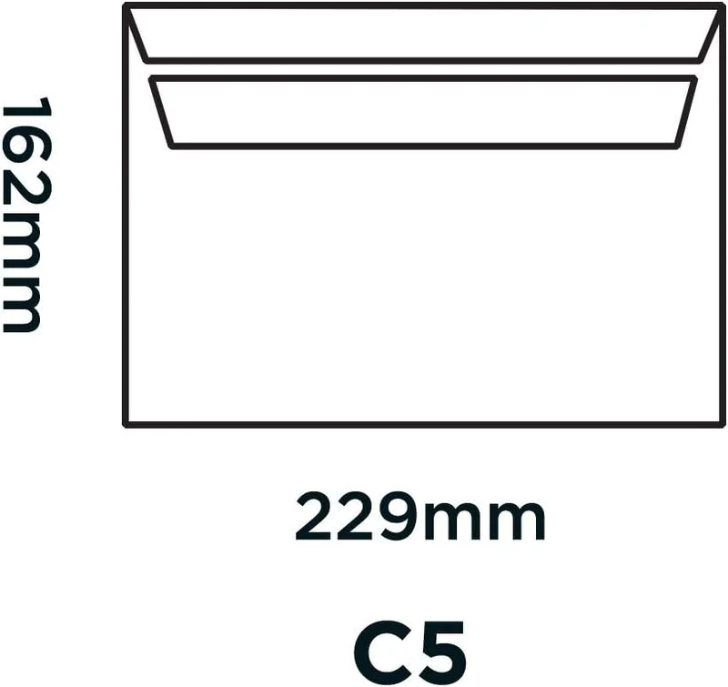 Blake Purely Everyday 1707 Briefumschläge selbstklebend Weiss C5 162 x 229 mm - 90g/m² | 500 Stück C