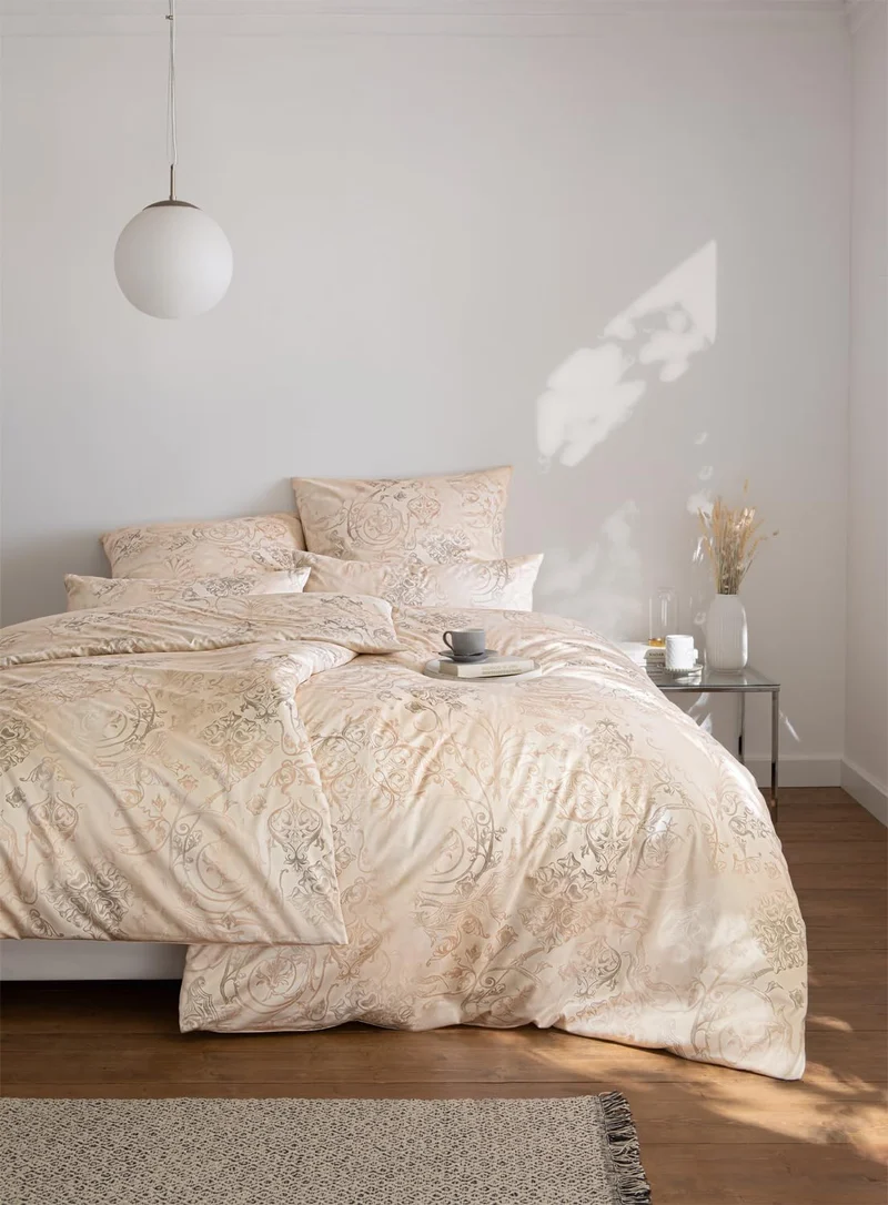 Estella | Kissenbezug Gregorio | Mako-Interlock-Jersey | 40x80 | sand | hautsympathisch und angenehm
