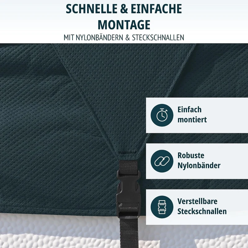 Wohnwagen & Wohnmobil Schutzdach | 6 x 3 m | vierlagig | wintertauglich | Midnight Olive, 6 x 3 m