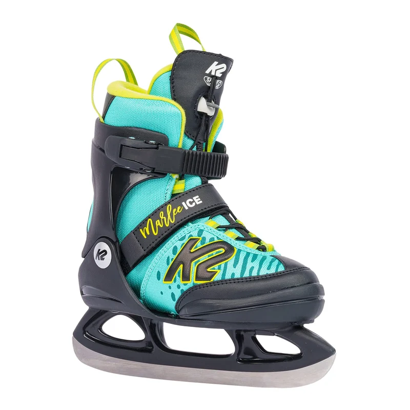 K2 Skates Mädchen Schlittschuhe Marlee Ice, turquise - yellow, 25G0210 L (EU: 35-40 / UK: 3-7 / US: