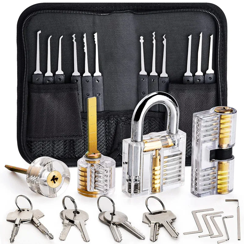 Dietrich Set, Sicherheitsschloss, Preciva 26 tlg. Lockpicking Set Generalschlüssel-Systeme mit für E