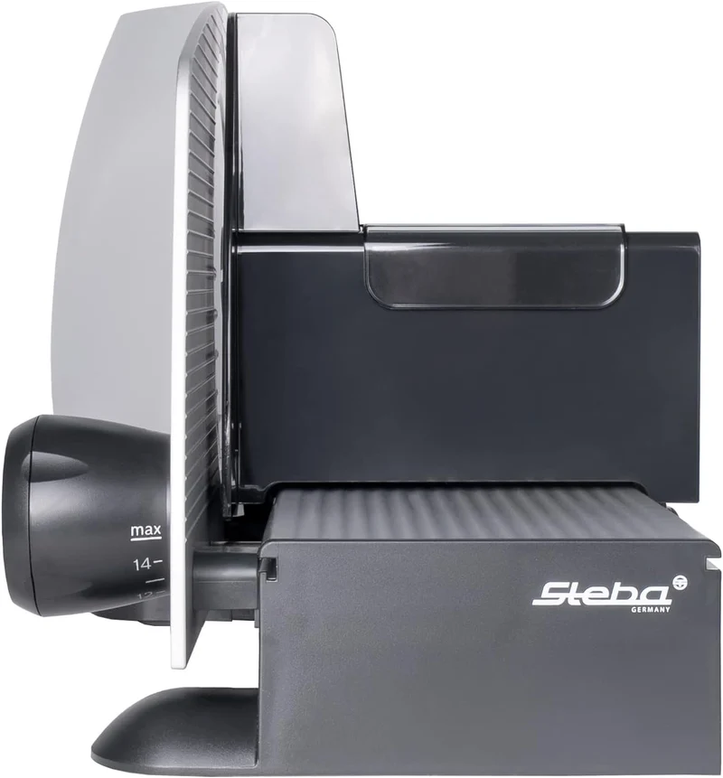 Steba Allesschneider AS 200, Made in EU, Solinger Edelstahlmesser, Schnittst?rke bis 15mm einstellba