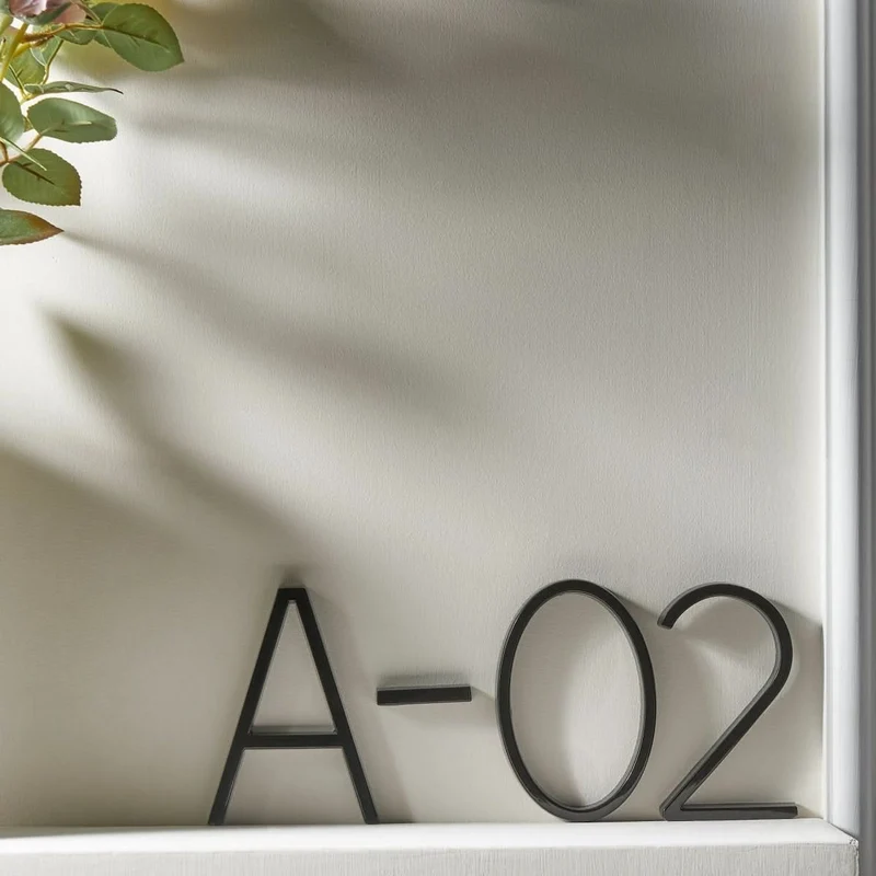 Moderne Nummern – 3D Hausnummern Mit Schwebender Optik Für Moderne Fassaden