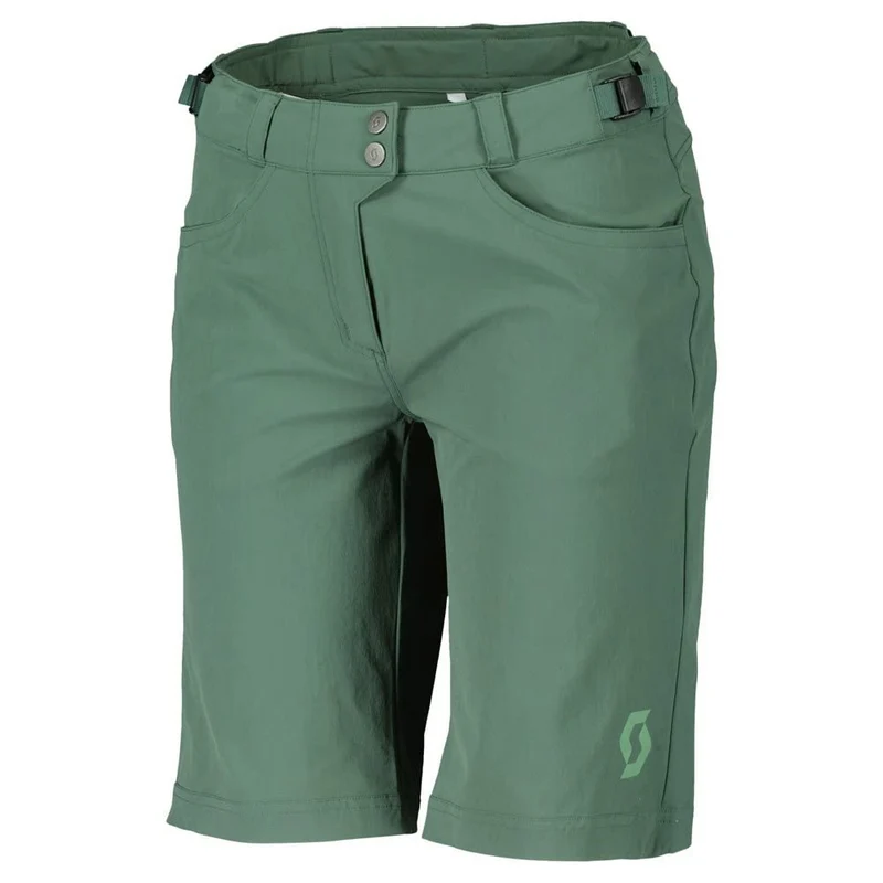 Scott Damen Shorts XS Mud Green, XS Mud Green