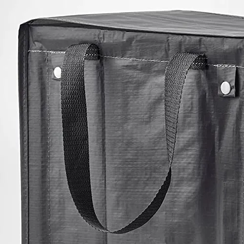 IKEA Dimpa 3er Set - Abfalltrennbeutel Mülltrennsystem Recycling Aufbewahrung für Pfand mit Tragegri