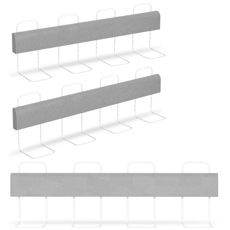 3X Bettgitter für Kinder 200cm, Bettschutzgitter 5-Loch Höhenverstellbar, Rausfallschutz Bett, Kinde