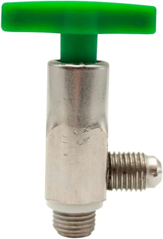 Gaskühlgas C10 kompatibel mit R32 R410A Ventil im Lieferumfang enthalten (2 Flaschen + Schlauch)