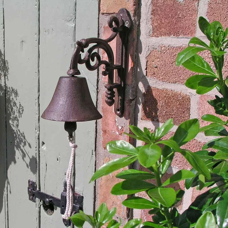 EUROVINT Glocke – Gusseiserne Türklingel im Retro-Stil für Haustür & Garten