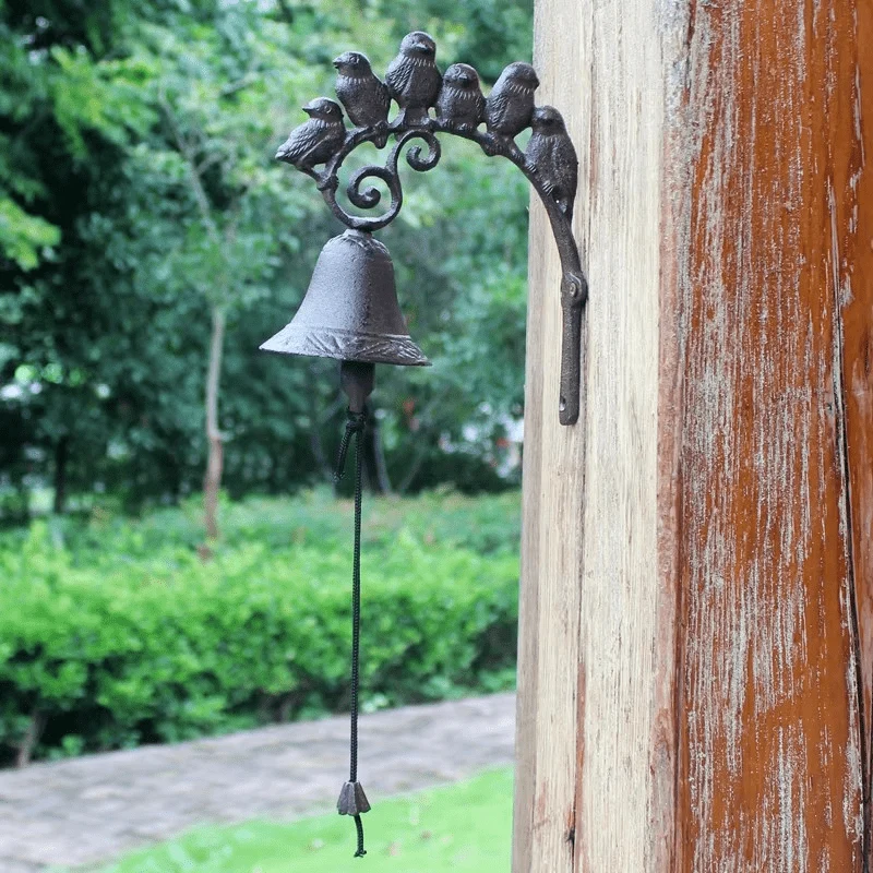EUROVINT Glocke – Gusseiserne Türklingel im Retro-Stil für Haustür & Garten