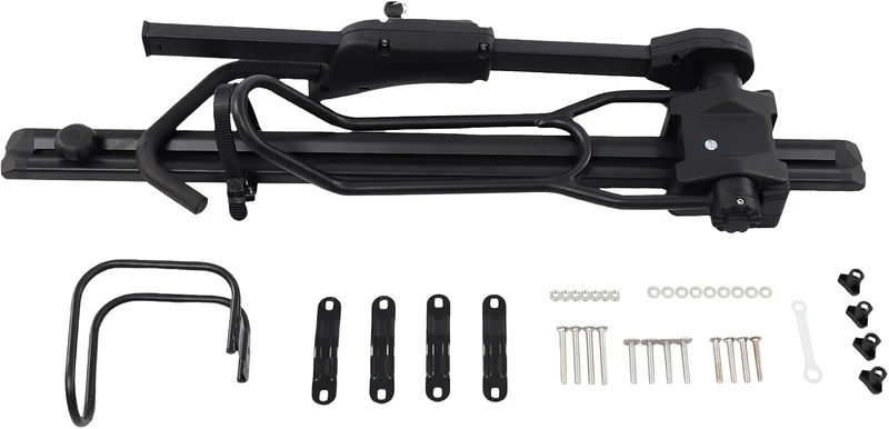 Faltbare Fahrradträger, Dach-Fahrradträger Vertikal Universal Dachfahrradträger, Reifenbreite 5.59cm