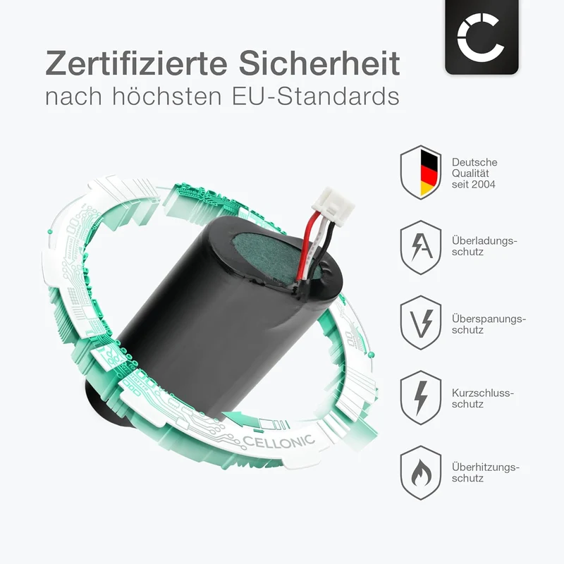 CELLONIC® Ersatzakku 111-00005, IP-038535-101 für Sonos Roam Lautsprecher Musikbox Akku 5200mAh Soun