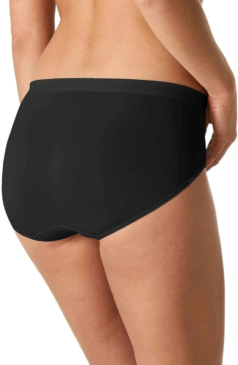 Mey 2X Emotion Damen Taillenslips Unterhosen Schwarz (003) 42, Schwarz (003) 42