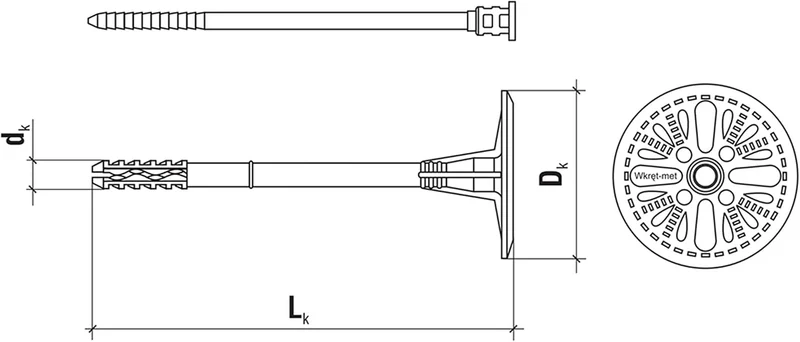 KLIMAS® Set Tellerdübel 100 Stück + Styroporfräser 1 St + 100 St EPS Styropor Abdeckkappen Rondelle