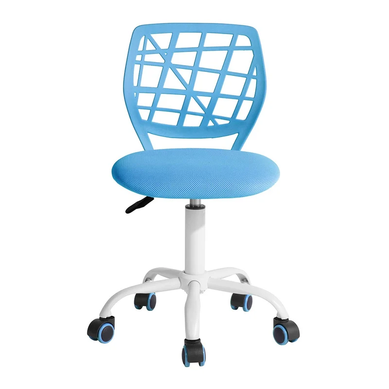 FurnitureR Bürostuhl Schreibtischstuhl Höhenverstellbar Stoffsitz Ergonomischer Arbeitsstuhl ohne Ar