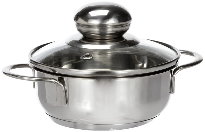 Krüger 2212GL Bratentopf Saturn, 12 cm, Edelstahl 12 cm Bratentop, 12 cm Bratentop