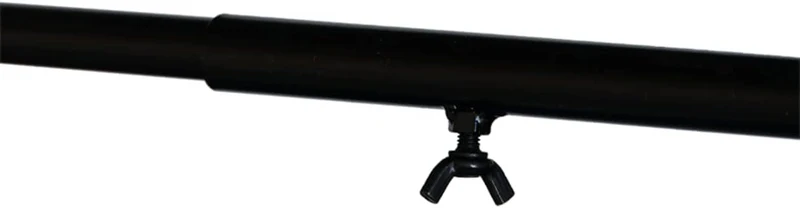 Tisch Deko Stange Klemme Gestell Deko Metall schwarz ausziehbar Tafel 117-211 cm