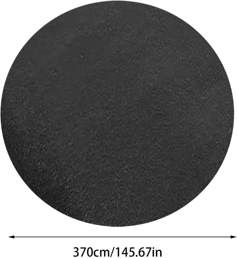 Yulokdwi Pool Bodenschutzmatte Rund 366,Poolunterlage Rund, Pool Bodenplane, Pool Bodenplane Schwarz