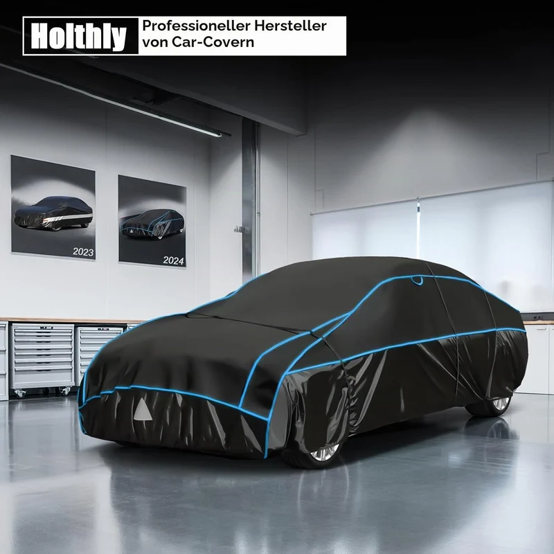 Hagelschutzplane Auto Autoabdeckung Wasserdicht, PKW Hagelschutzgarage, Abdeckplane für Hagel Regen
