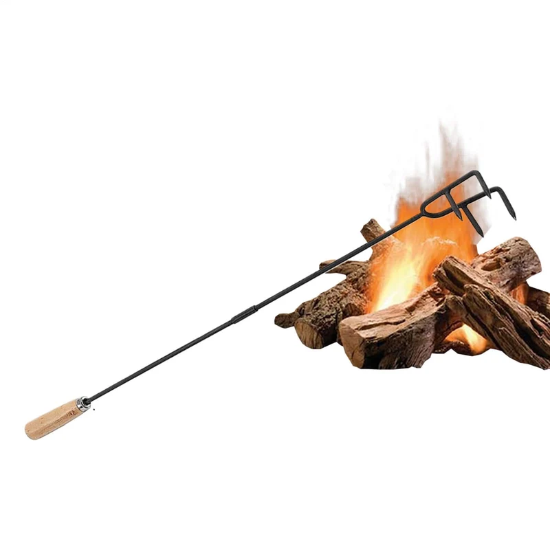 Kaminpoker, Feuerpoker im Freien | Lagerfeuerpoker für Feuerstelle - Kamin-Schürhaken, 84,8 cm lange