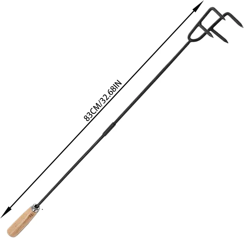 Kaminpoker, Feuerpoker im Freien | Lagerfeuerpoker für Feuerstelle - Kamin-Schürhaken, 84,8 cm lange