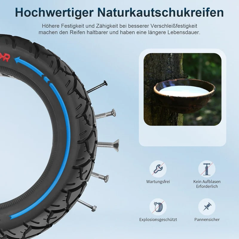 8,5×2,0(230×50) Vollgummireifen 8 2/1x2,0 Ersatzreifen 50/75-6,1 Reifen E Scooter Solide Reifen für