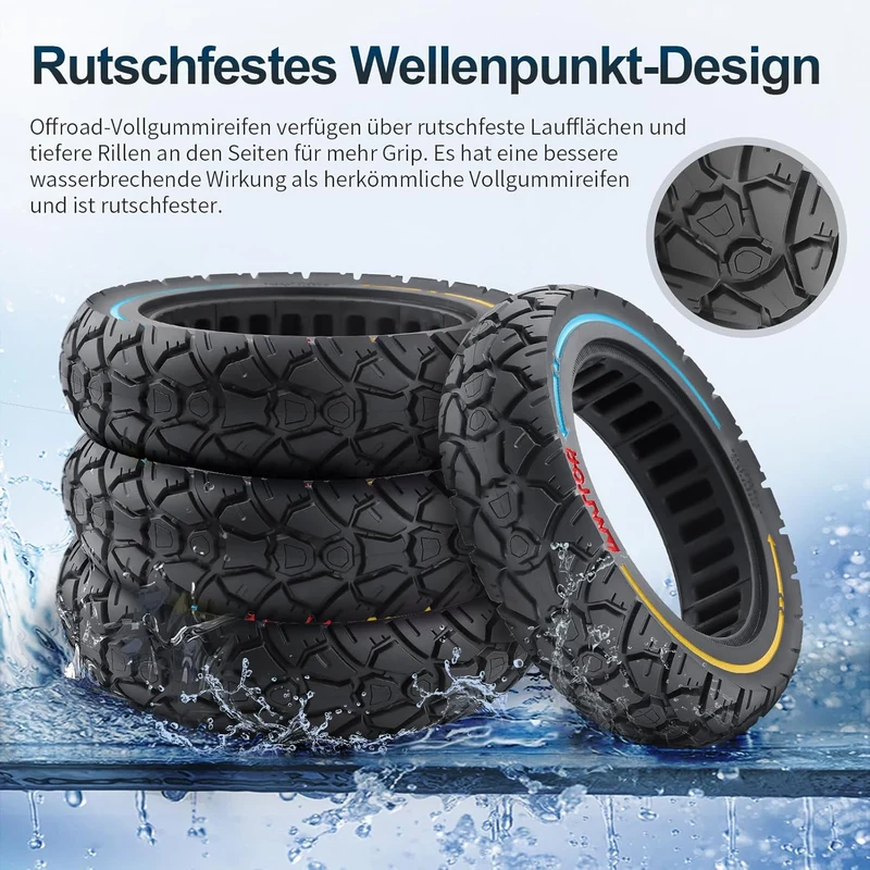 8,5×2,0(230×50) Vollgummireifen 8 2/1x2,0 Ersatzreifen 50/75-6,1 Reifen E Scooter Solide Reifen für