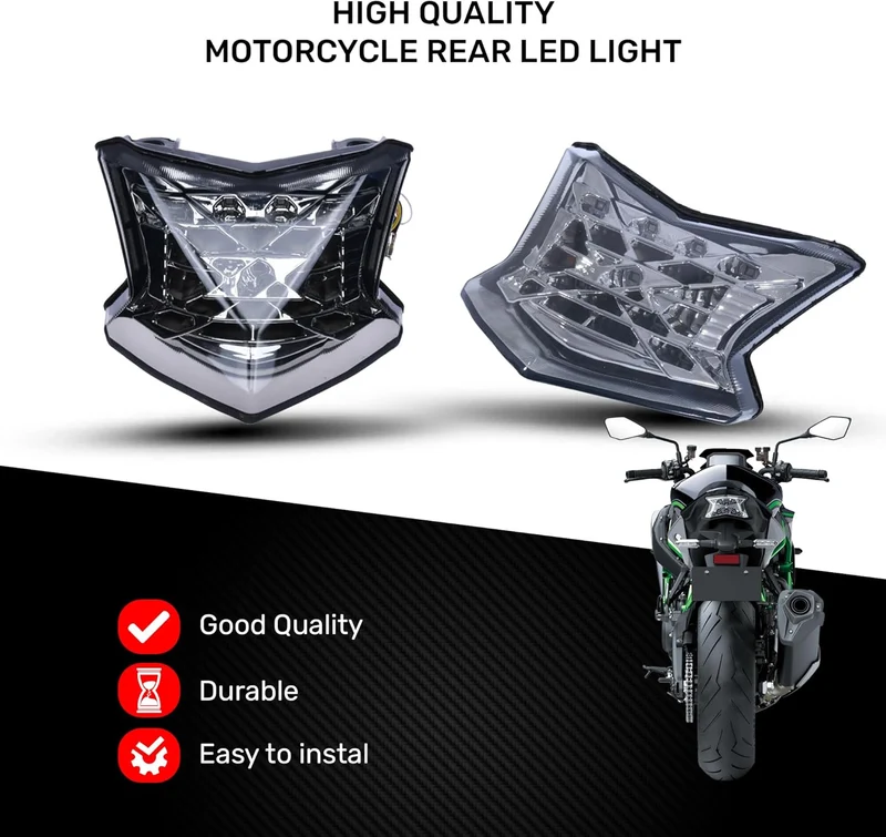 aVDB-moto LED Bremslicht kompatibel mit KAWASAKI Z650 Z 650 Z-650 ER650H 2017-2019, Z900 Z 900 Z-900