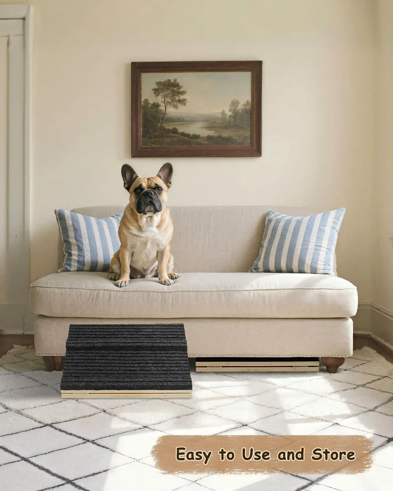 Okydoky Klappbare Hundetreppe Mit Block 40cm 2Packs für kleine/mittlere Hunde&Katzen DB-40cm-2p, DB-