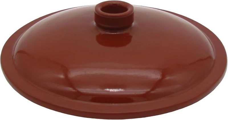 Ton-Cocotte mit Deckel 1,5 – 4,5 Liter - 4er Set – Glasierte Schmortopfe für Ceran, Gas, Ofen & Gril