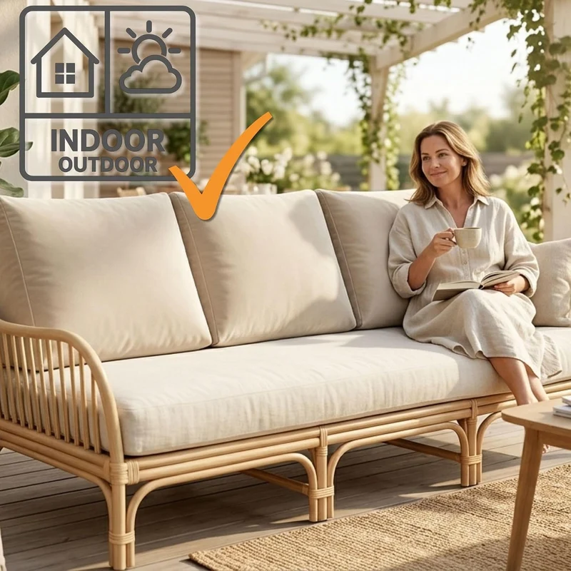 Keilkissen Rückenkissen für Bett und Sofa 70 cm breit - grosses Lesekissen Couchkissen Wandkissen –