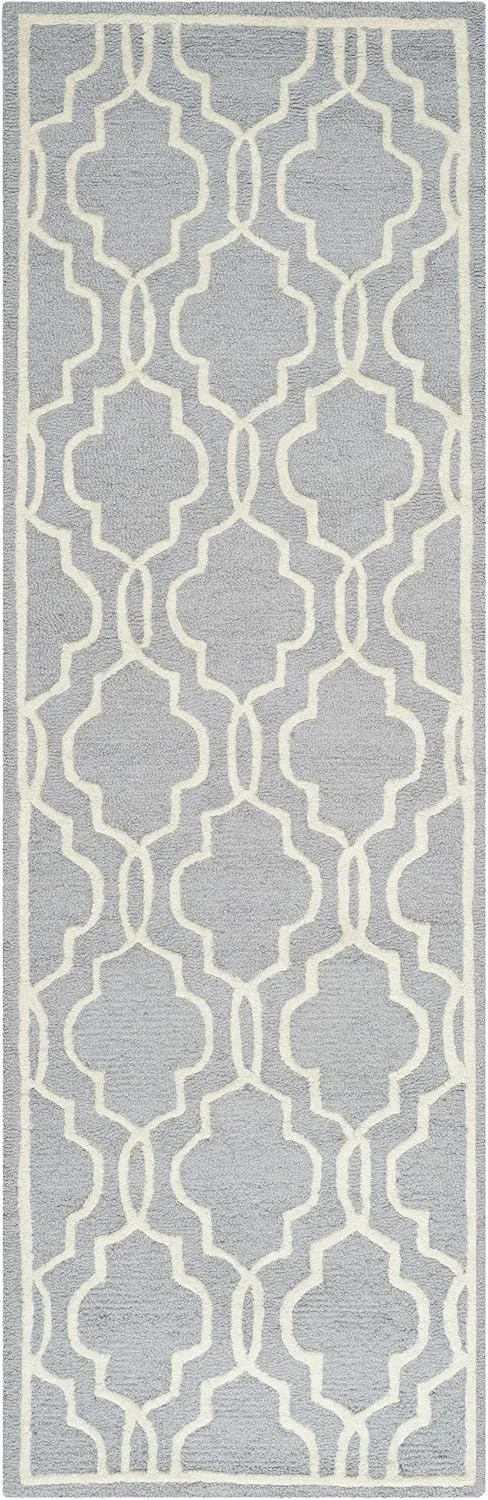 SAFAVIEH Spalier Teppich für Wohnzimmer, Esszimmer, Schlafzimmer - Cambridge Collection, Kurzer Flor