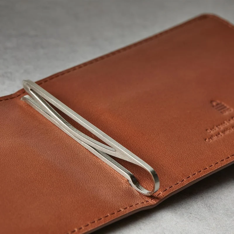 Distil Union Wally | Slim Bifold Wallets for Men - Minimalistische Bifold Wallets mit Geldklammer Br