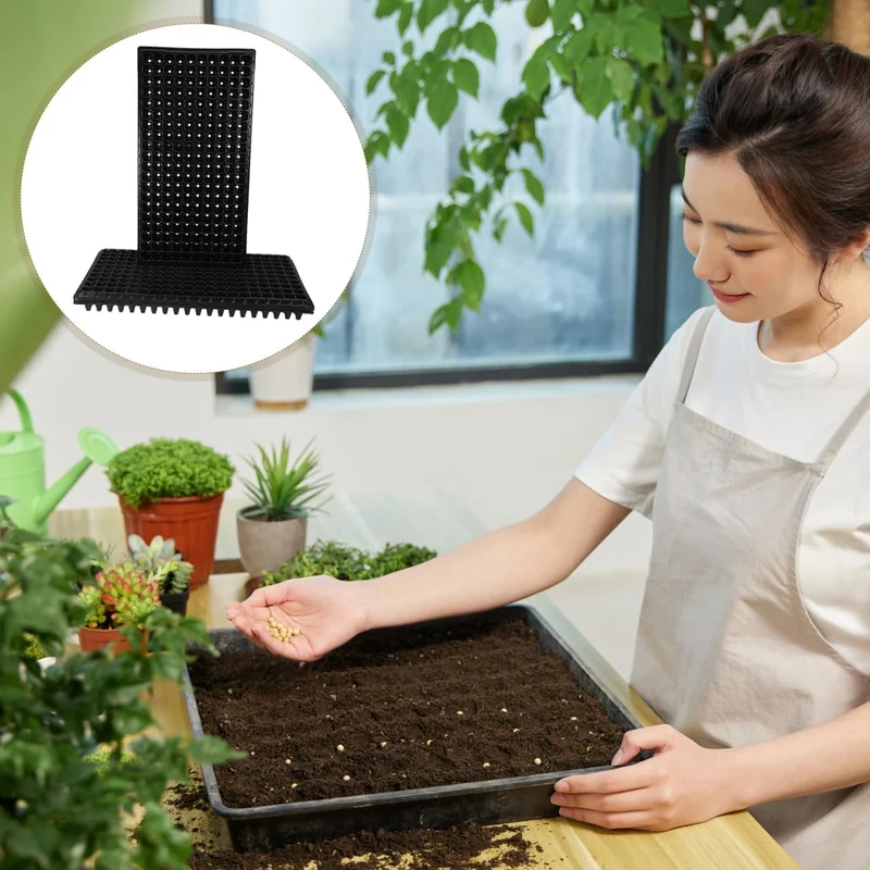 Yardwe 10 Stück Keimlinge Starter Saatschale Pflanzensamen Anzuchtschalen 200 Zellen Aussaat-Töpfe f