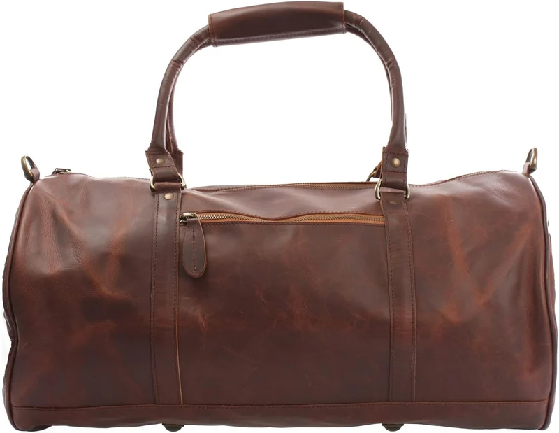 LECONI Reisetasche für Damen & Herren Ledertasche Weekender gross Sporttasche Männer + Frauen Handge