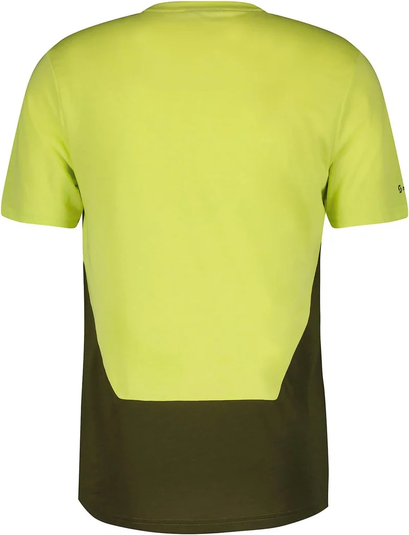 Scott Trail Flow DRI Fahrrad Trikot kurz braun/orange 2023 S Bitter Yellow/Fir Green, S Bitter Yello