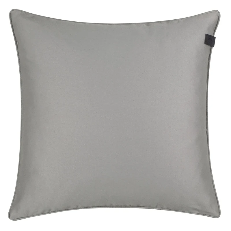 Schöner Wohnen Kollektion Kissenbezug Soft 2er Set - Kissenbezug 45x45 Baumwolle - Dekokissen grau -