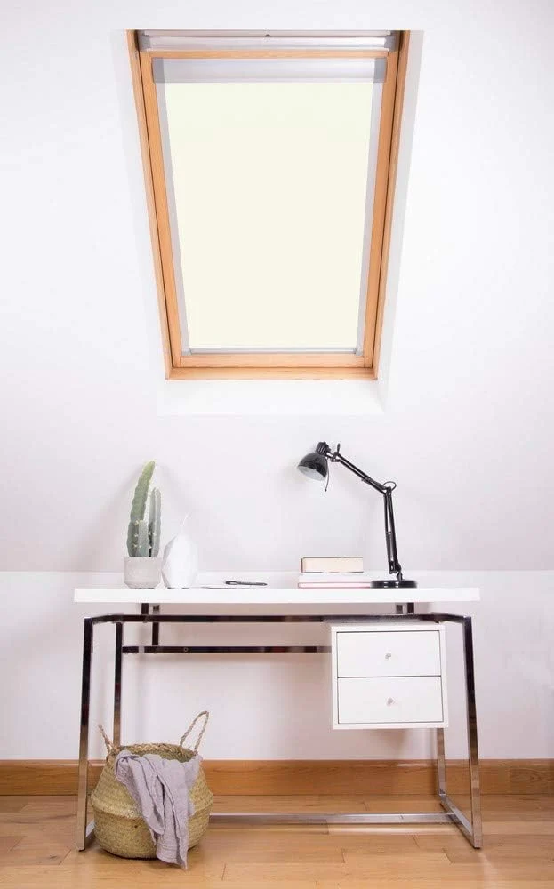 Bloc Skylight Rollo 6 (78/118) für Fakro Dachfenster Blockout, weiss 6(78/118) Fakro Weiss, 6(78/118