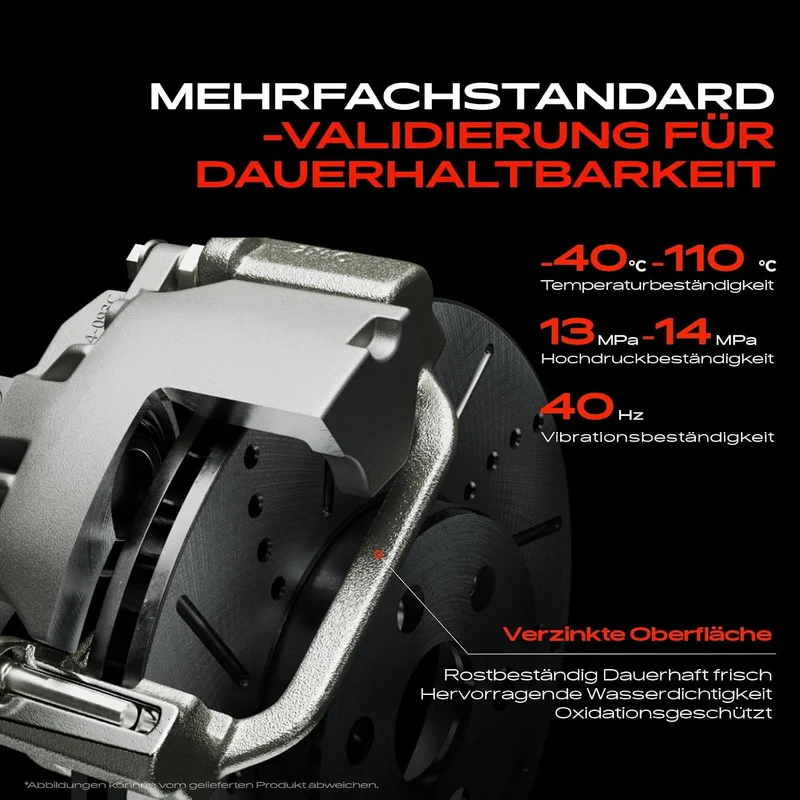 Frankberg 2x Bremssattel Bremszange Vorne Links Rechts Kompatibel mit Sprinter 3,5-T 3-T 4,6-T 906 C