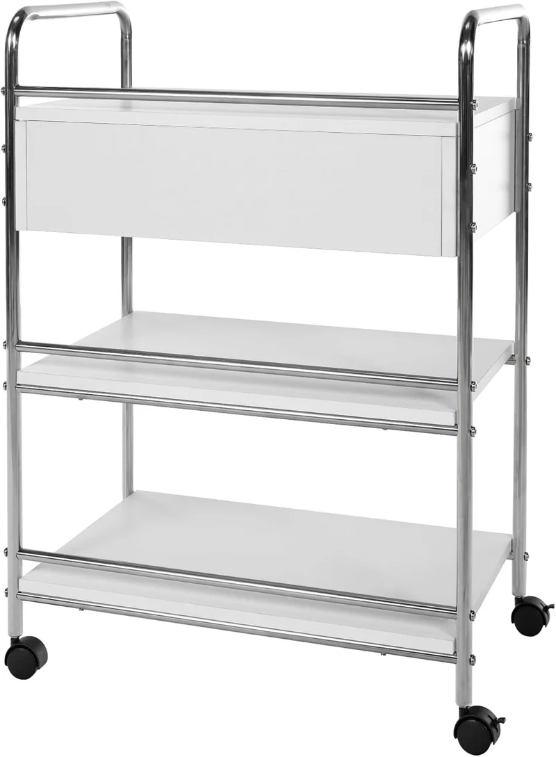 CLP Kosmetik-Gerätewagen PL912 mit Schublade I Arbeitswagen für den professionellen Einsatz I erhält