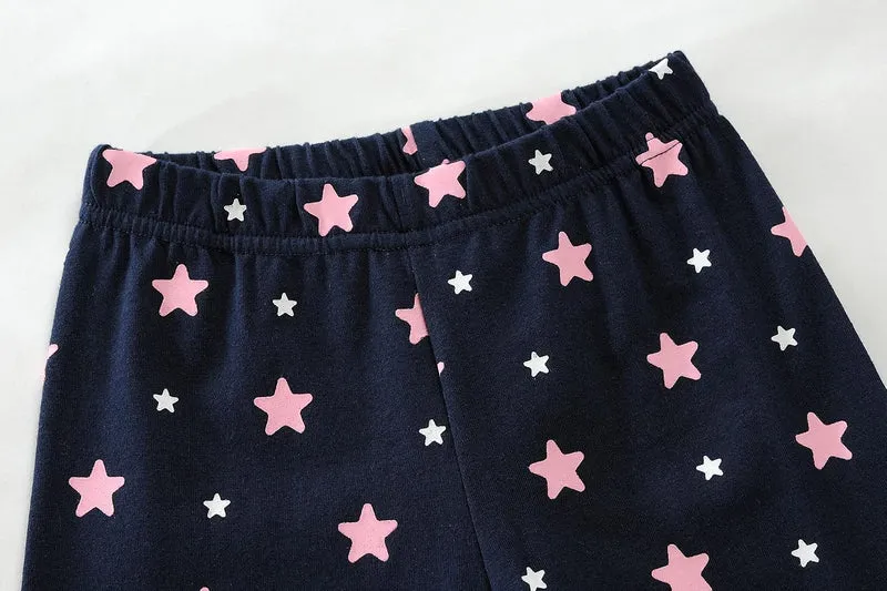EULLA Kinder Mädchen Schlafanzüge Langarm Baumwolle Winter Pyjama Set Einhorn Prinzessin Dino Hase E