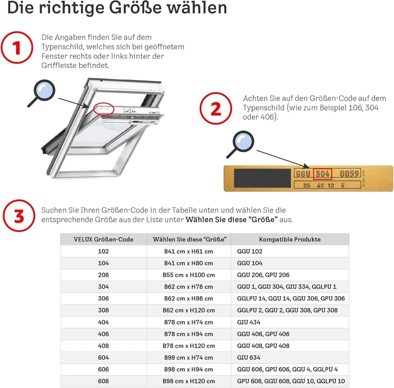 VELUX Original Verdunkelungsrollo (DKU), Silberne Seitenschienen, 334, 304, 1, Uni Hellbeige 334, 30