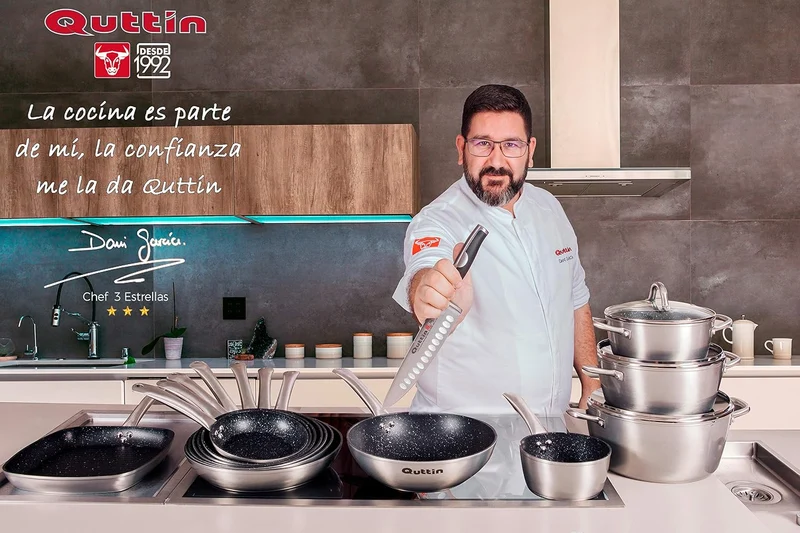 Quttin New Caesar Professioneller Kochtopf für Induktion, Küche und Backofen, kleiner Topf, Edelstah