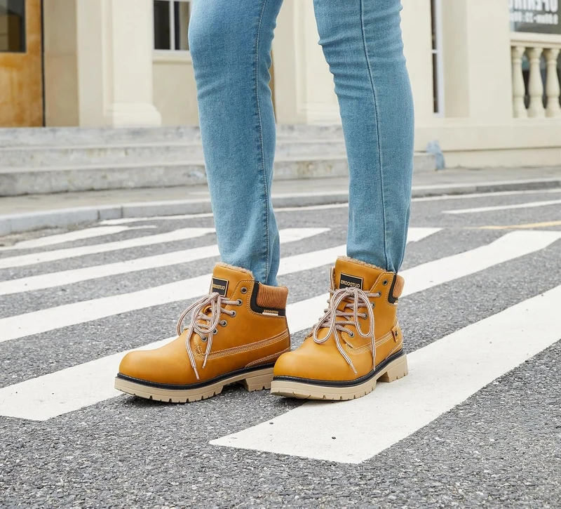 Unisex Winterstiefel Warm Winterschuhe Gefütterte Stiefeletten Wasserdicht Boots Gr.36-47 43 EU Dunk