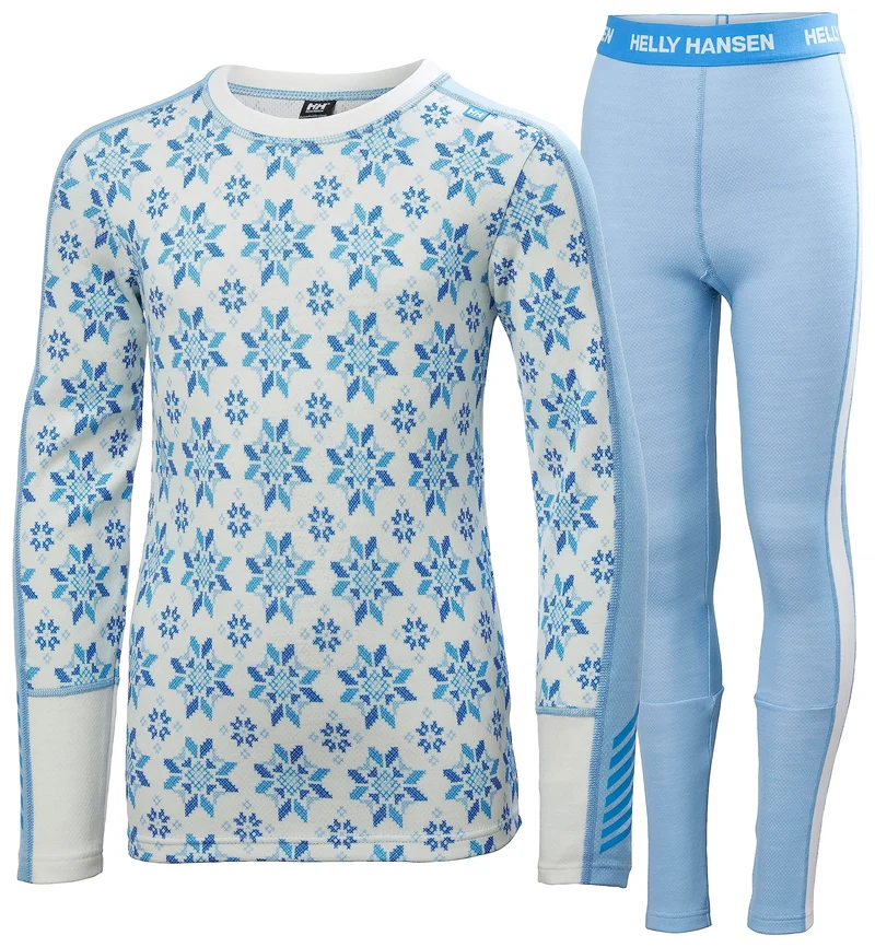 Helly Hansen Junior Unisex New Model JR Graphic Lifa Meri 14 Jahre Bright Blue, 14 Jahre Bright Blue