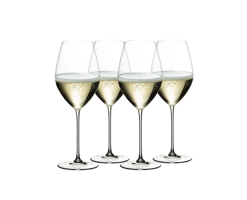 RIEDEL Veritas Pay 3 Get 4 Champagne Wine Glass Modern, Modern