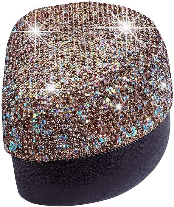 Blueshyhall Sonnenbrillen Etui Hardcase Glizter, Bling Brillenetui mit Diamant Strass, Sunglasses Ca