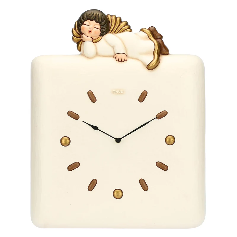 THUN Quadratische Engel Uhr